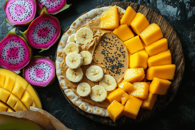 Bali-Style Fruity Peanut Butter Pitas: A Tropical Snack for Kids in Bali-Step 2