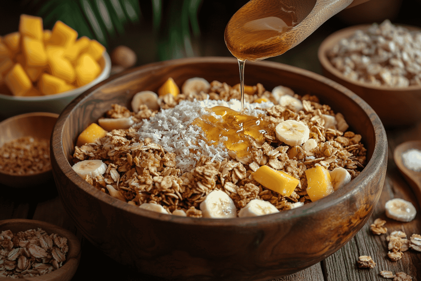 Bali-Style Granola Trail Mix Recipe: A Tropical Treat for Kids in Bali- Step 3