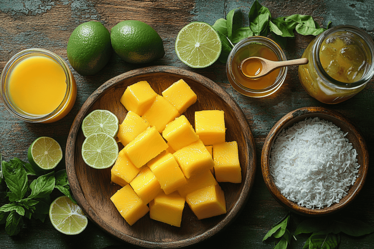 Bali-Style Lemon Apricot Fruit Pops: A Refreshing Treat for Kids- Ingredients