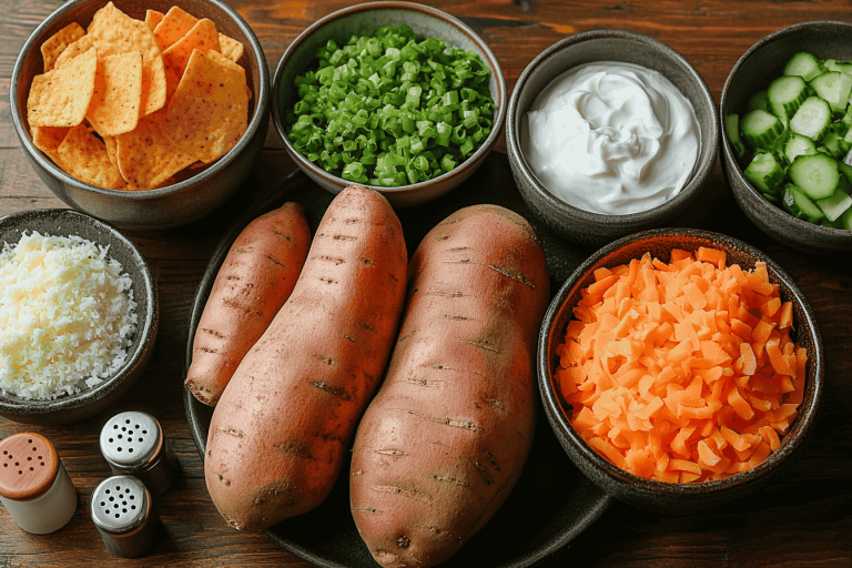 Bali-Style Loaded Baked Potato Dip: A Tropical Twist for Kids in Bali-Ingredients