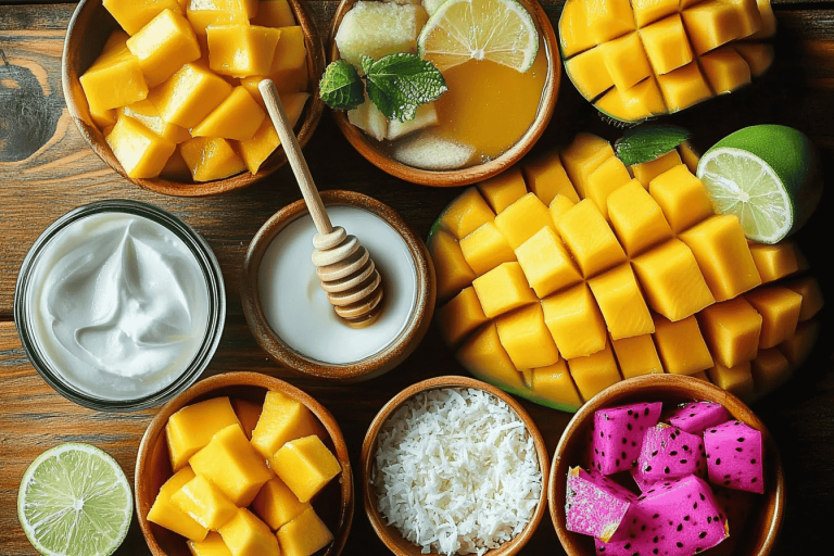 Bali-Style Marshmallow Fruit Dip: A Tropical Treat for Kids in Bali- Ingredients