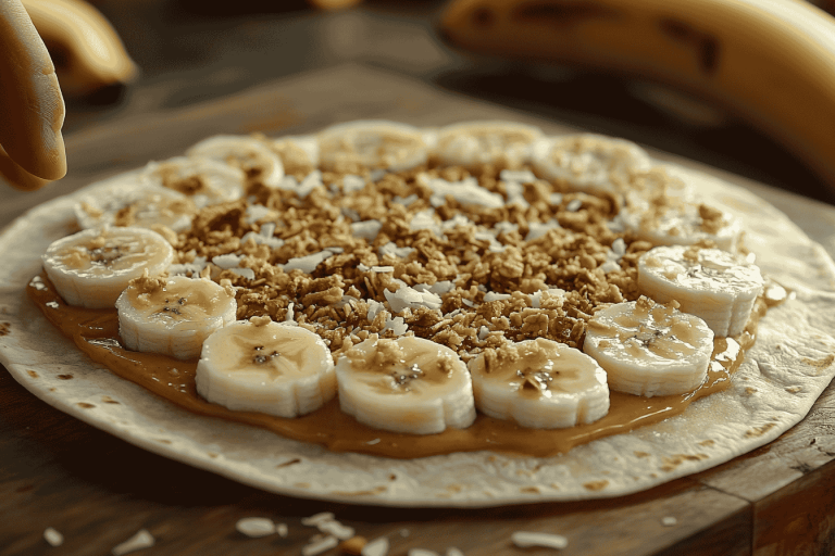 Bali-Style Peanut Butter Granola Pinwheels: A Fun Snack for Kids in Bali- Step 2