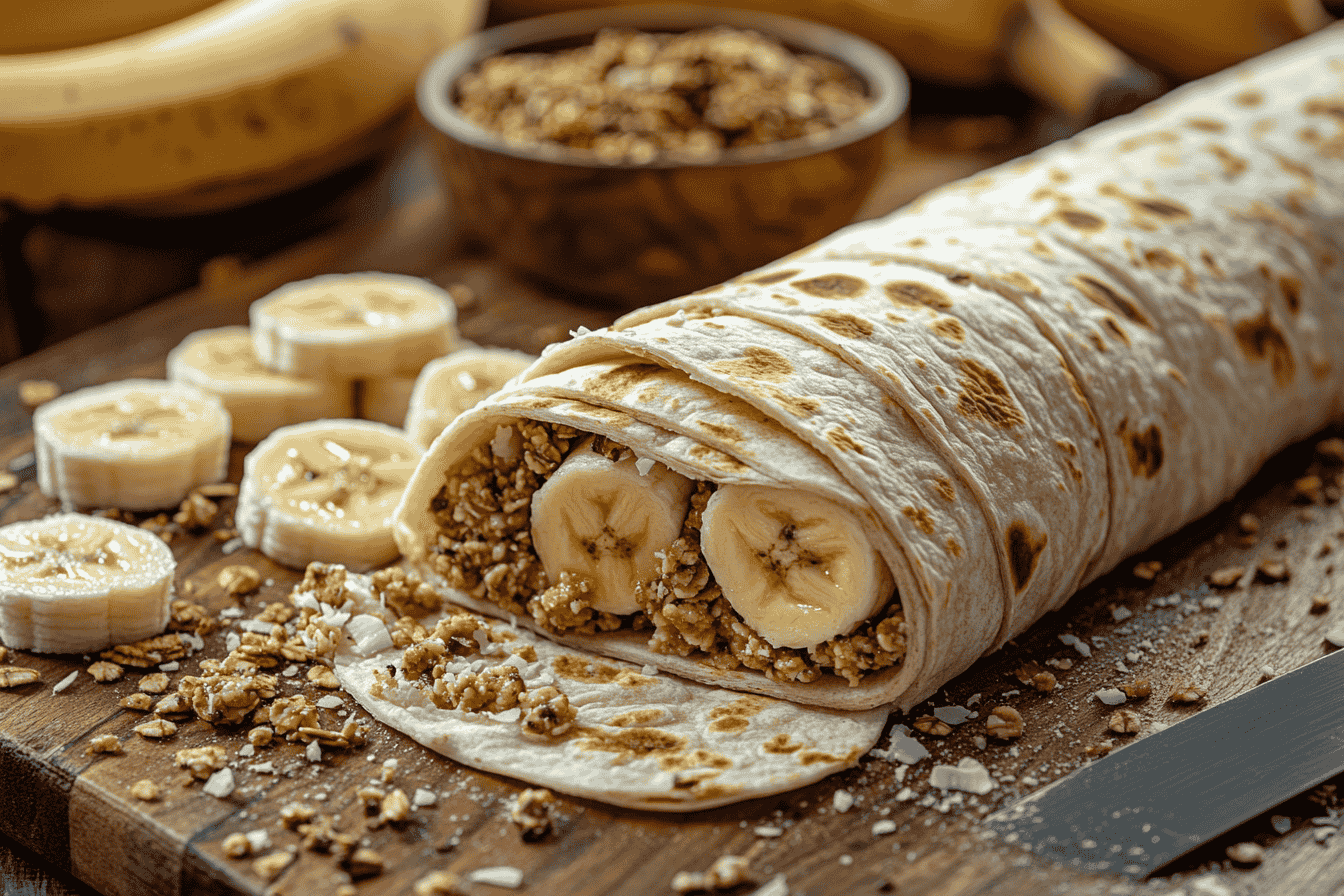 Bali-Style Peanut Butter Granola Pinwheels: A Fun Snack for Kids in Bali- Step 3