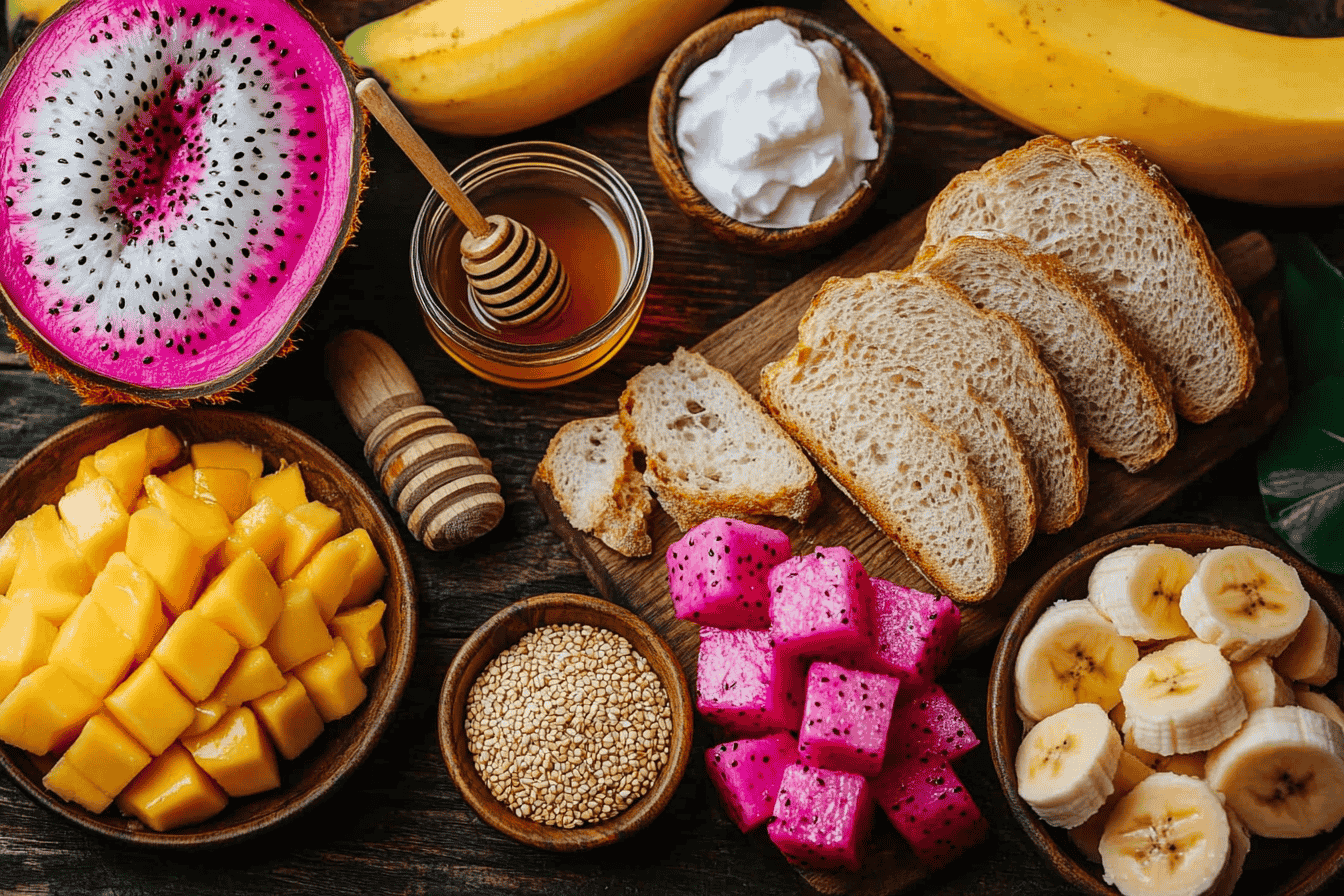 Bali-Style Princess Toast Recipe: A Tropical Treat for Kids in Bali, Indonesia-Ingredients