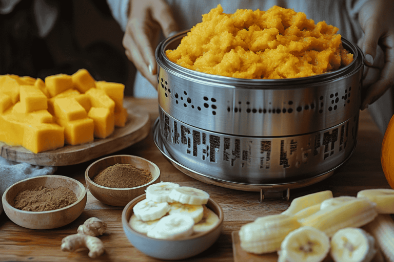 Bali-Style Pumpkin Pie Smoothies: A Tropical Twist for Kids in Bali- Step