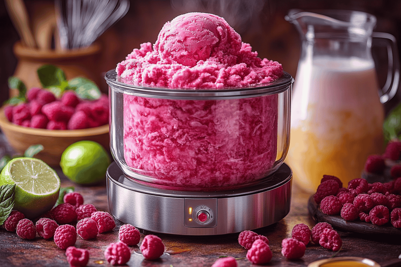 Bali-Style Raspberry Ice Cream: A Tropical Treat for Kids in Bali- Step 3