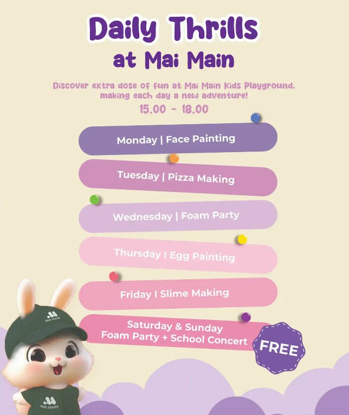 Event Section of Mai Main A Top Destination for Family Indoor and Outdoor playgrounds in Bali