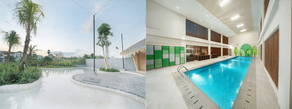 Swimming Pool of Mai Main A Top Destination for Family Indoor and Outdoor playgrounds in Bali