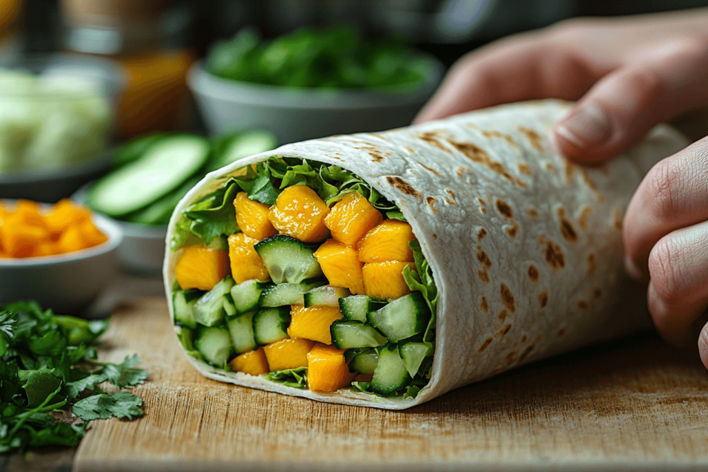 Step 3: Roll the Wraps