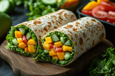 Bali-Style Turkey and Mango Wraps: A Tropical, Healthy Lunch for Kids