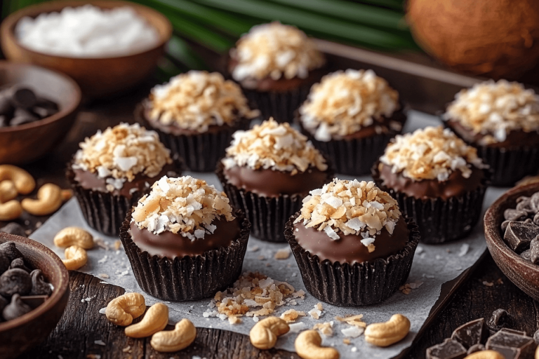 Bali-Style Coconut Chocolate Clusters: A Fun Tropical Treat for Kids in Bali