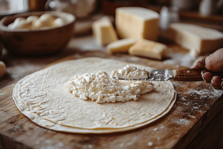 Step 1: Spread the Cream Cheese