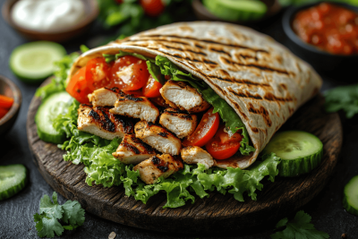 Bali-Style Chicken Ranch Wraps: A Healthy and Easy Recipe for Kids in Bali