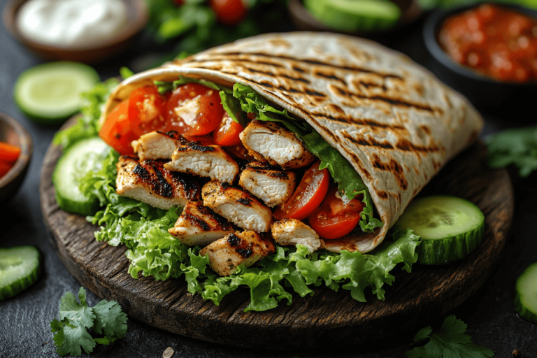 Bali-Style Chicken Ranch Wraps: A Healthy and Easy Recipe for Kids in Bali