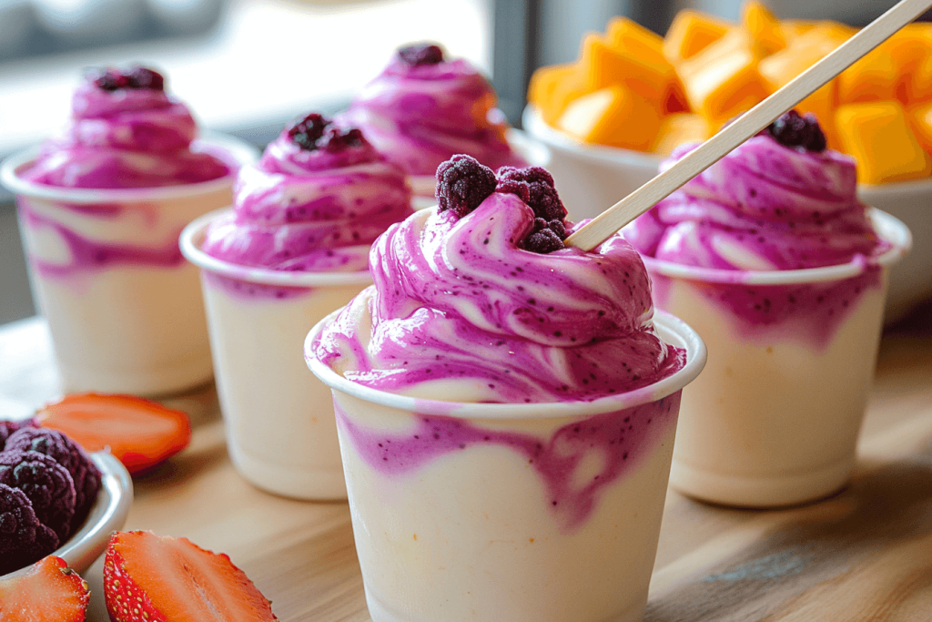 Bali-Style Frozen Berry Yogurt Swirls: A Healthy and Fun Snack for Kids- Step