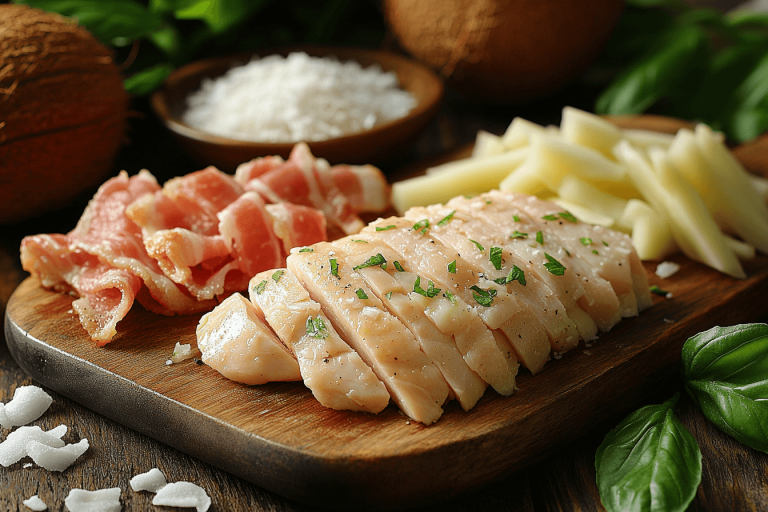 Bali-Style Chicken Bacon Roll-Ups: A Tropical Snack for Kids in Bali- Step 1