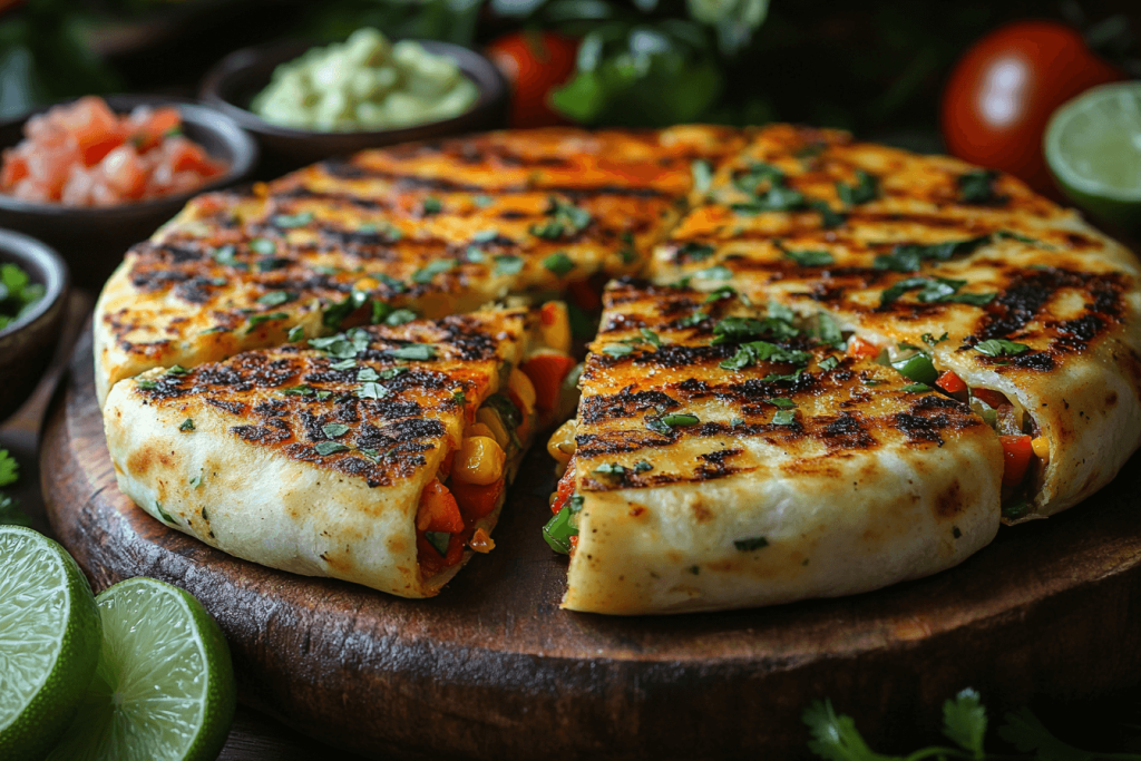 Bali-Style Cheesy Quesadillas: A Fun and Easy Tropical Snack for Kids in Bali- Step 4)