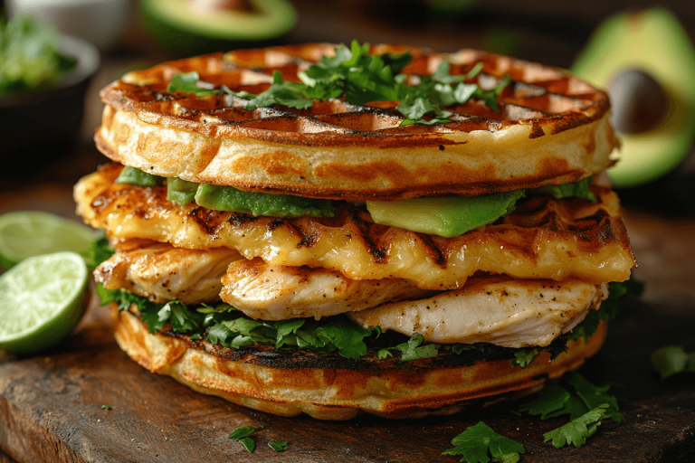 Bali-Style Chicken Waffle Sandwiches | Fun Kids’ Snack