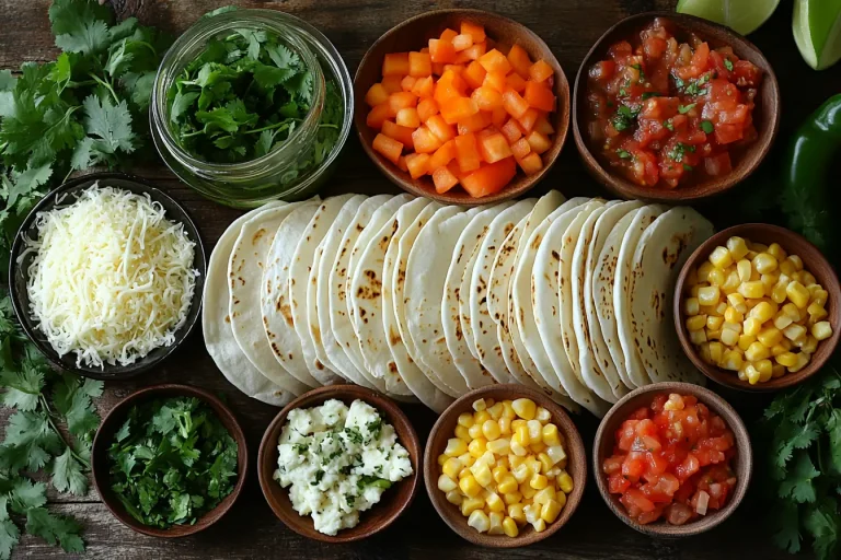 Bali-Style Cheesy Quesadillas: A Fun and Easy Tropical Snack for Kids in Bali- Ingredients