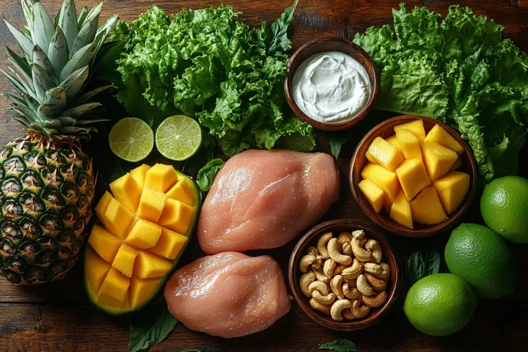 Bali-Style Chicken Salad: A Tropical and Healthy Lunch for Kids in Bali- Ingredients