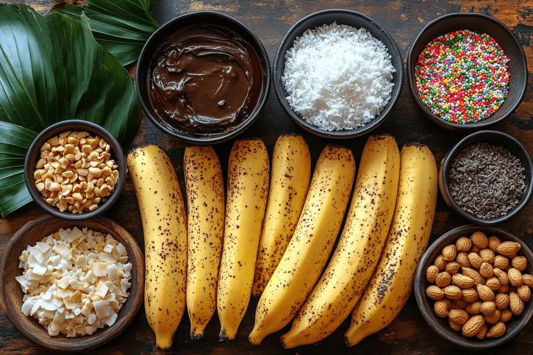 Bali-Style Frozen Chocolate Banana Treats: A Fun Snack for Kids- Ingredients