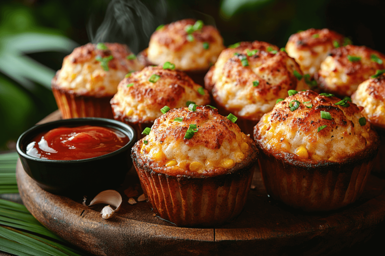 Bali-Style Cheddar Corn Dog Muffins: A Fun Snack for Kids in Bali)