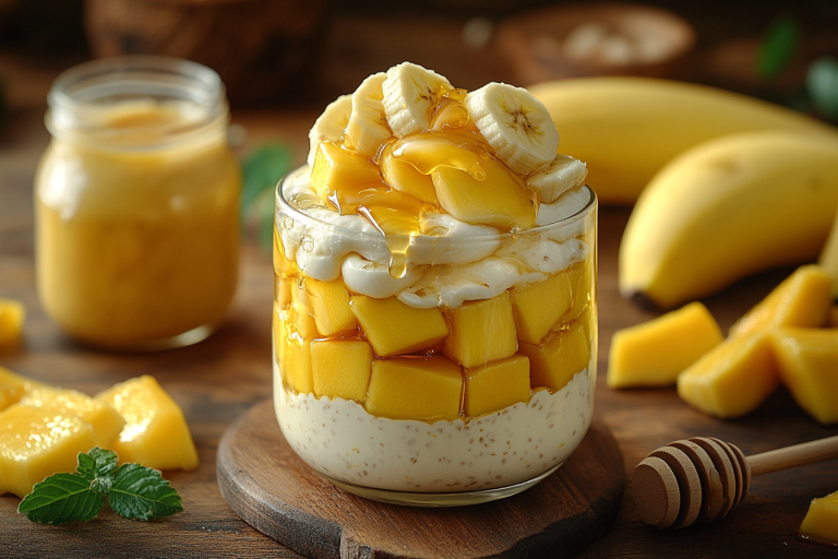 Layer the Yogurt and Fruits