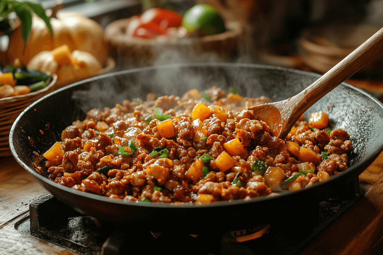 Easy Pumpkin & Minced Meat Stew for Families in Bali  | Steps To Prepare - 4