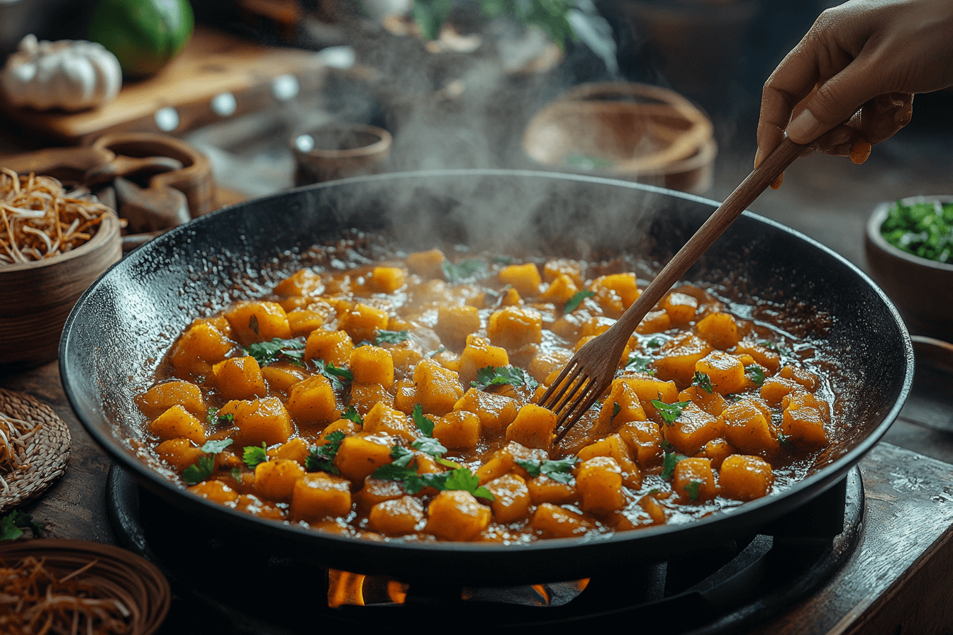 Easy Pumpkin & Minced Meat Stew for Families in Bali  | Steps To Prepare - 6