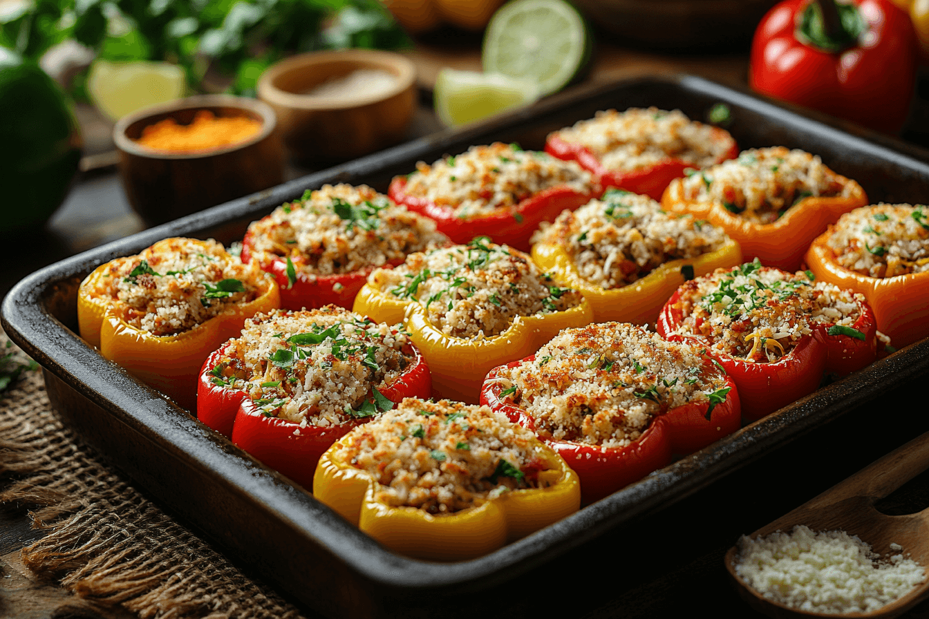 Stuffed Bell Peppers Recipe for Families in Bali | Steps To Prepare-6