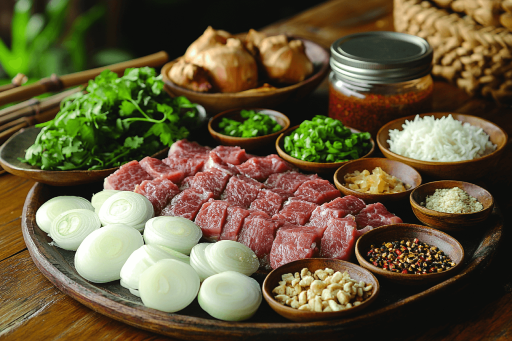 Resep Beef Bowl Mudah untuk Keluarga di Bali | Bahan-bahan