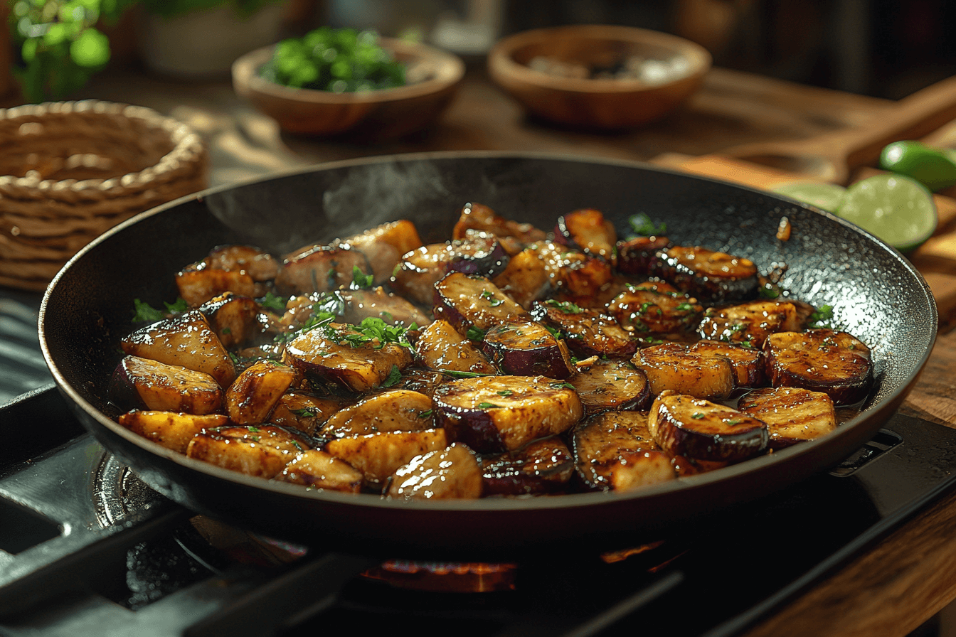 Braised Eggplant Recipe for Families in Bali | Steps To Prepare-5