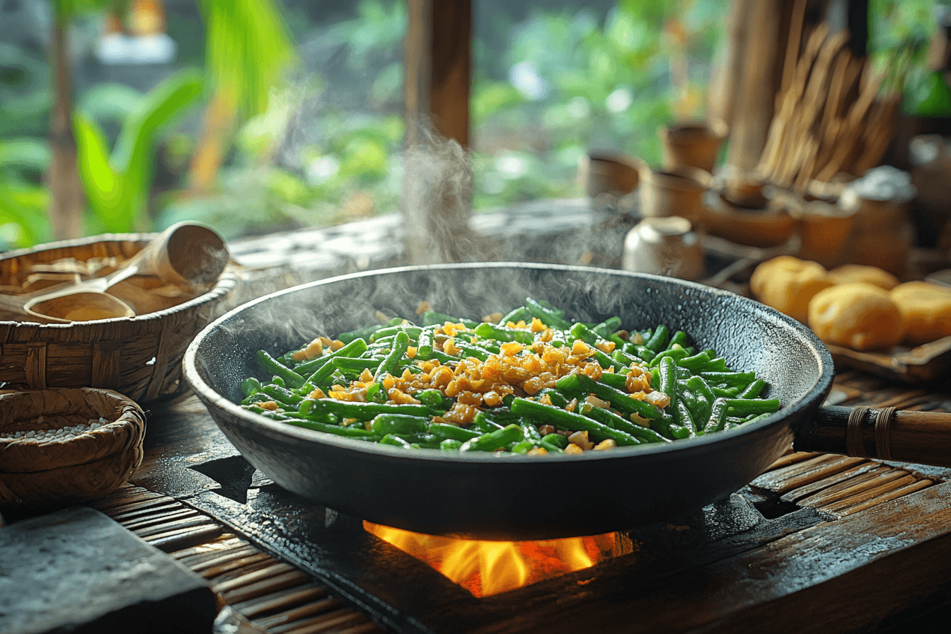 Рецепт красочной курицы с яйцом в миске для семей на Бали — Шаг 4
