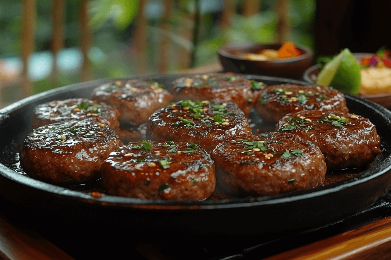 バリ島のご家族向け簡単和風ハンバーグレシピ - 手順4