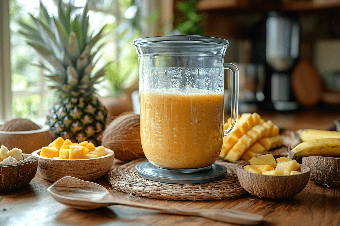 Tropical Vegan Smoothie Recipe in Bali | Steps To Prepare-2