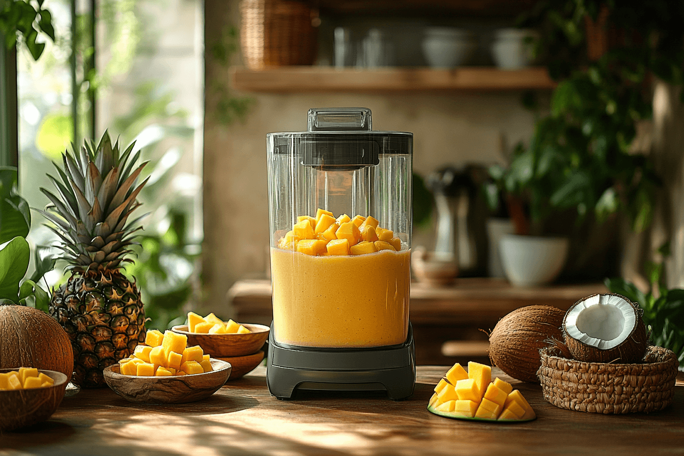 Tropical Vegan Smoothie Recipe in Bali | Steps To Prepare -3