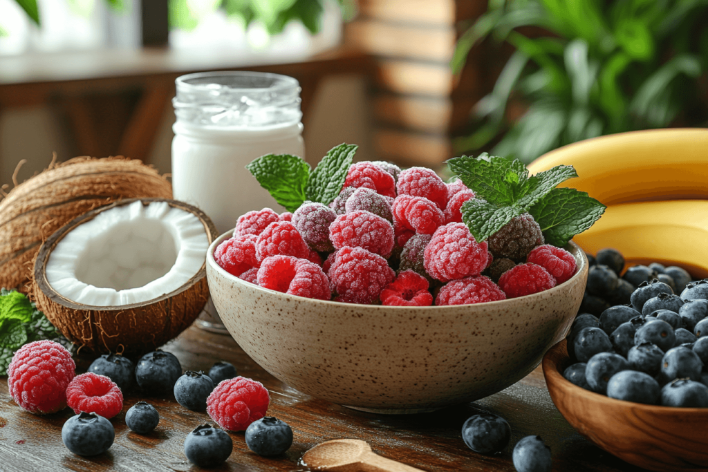 Super Berry Smoothie Delight in Bali | Ingredients