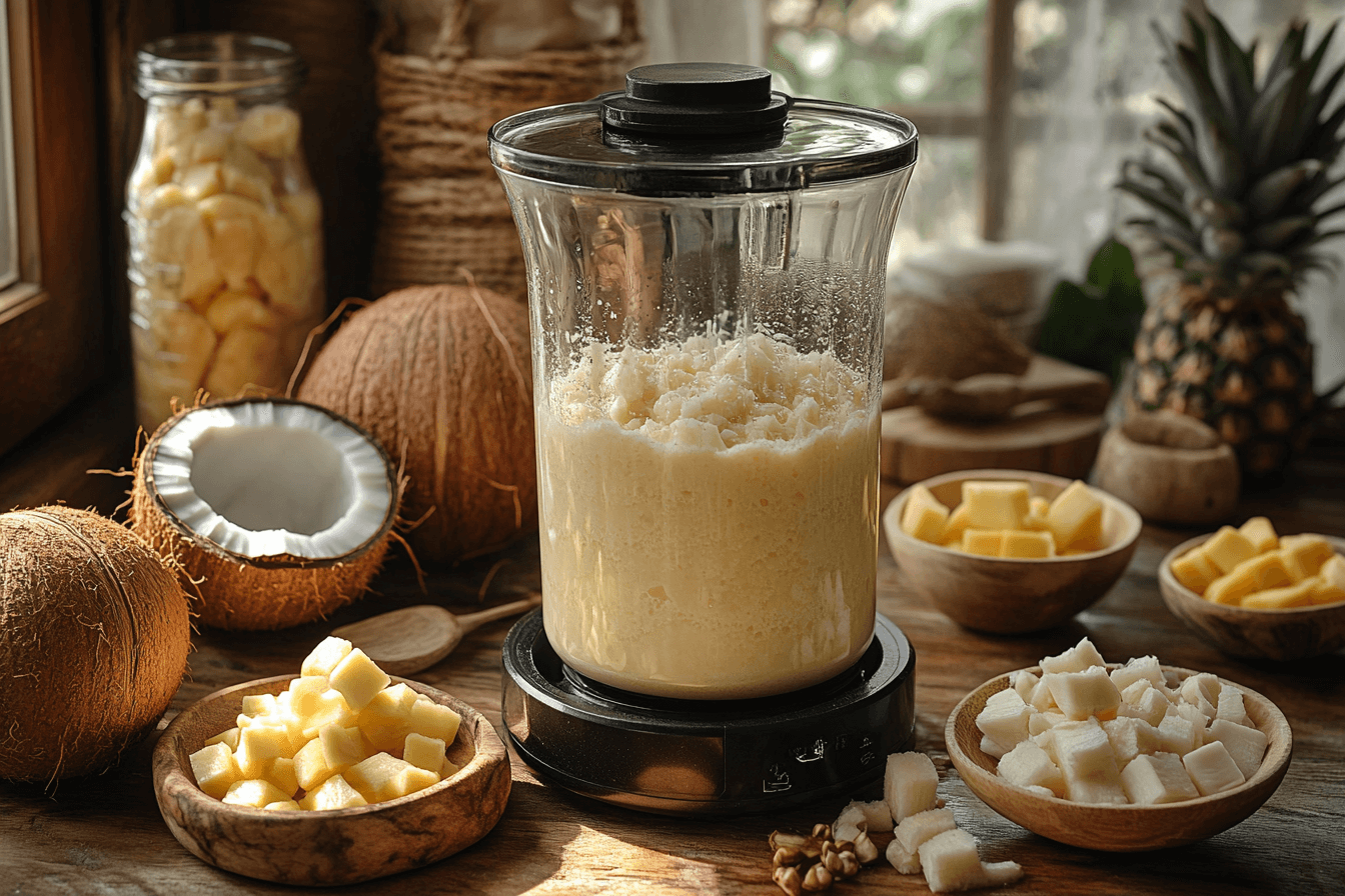 Tropical Mango and Coconut Smoothie | Steps To Prepare-2