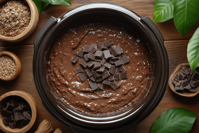 Bali-Style Slow Cooker Chocolate Lava Cake: A Gooey Treat for Kids