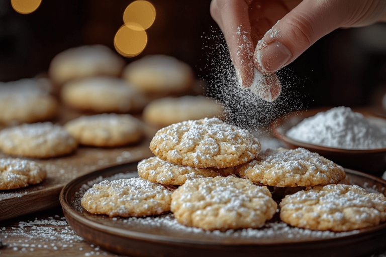 Tropical Snowball Cookies Recipe for Families in Bali
