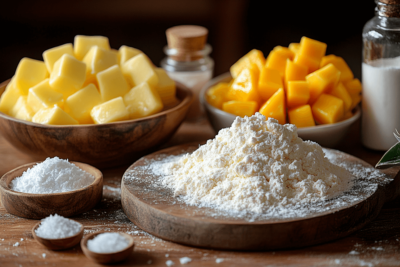 Tropical Snowball Cookies Recipe for Families in Bali | Ingredients