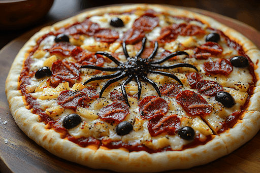 Resep Pizza Laba-laba Halloween Ala Bali