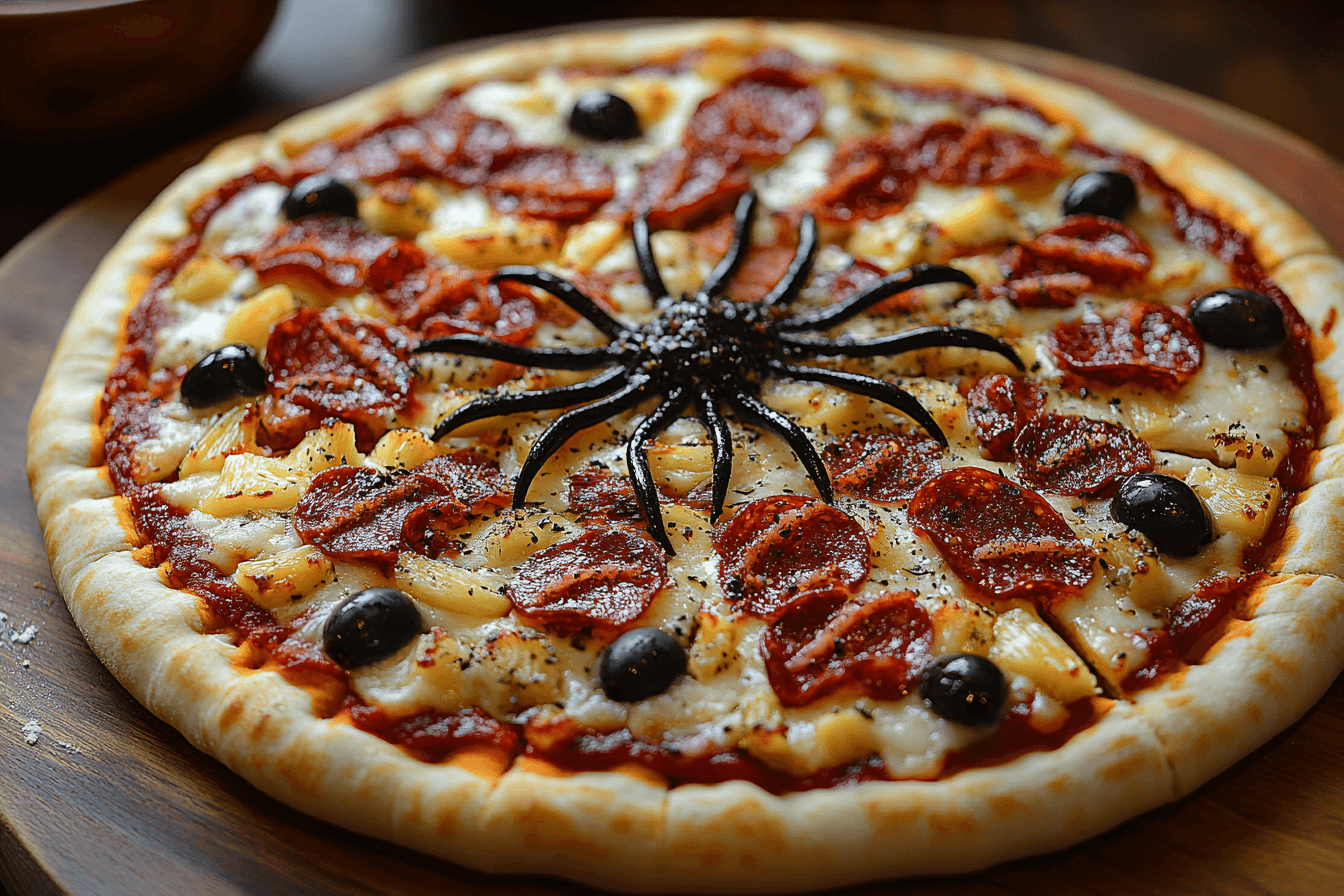 Resep Pizza Laba-laba Halloween Ala Bali | Langkah-4