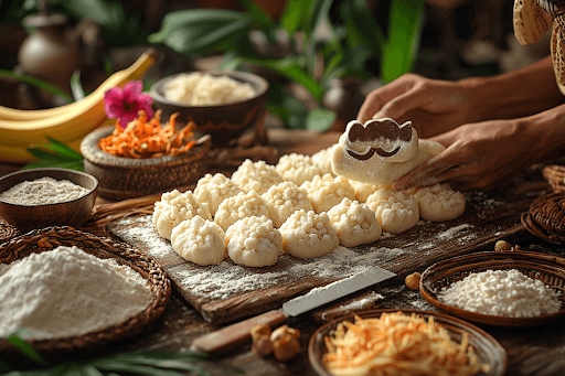 Chocolate Moustache Biscuits Recipe for Kids in Bali | Steps To Prepare-2