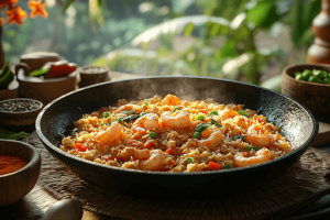 Rainbow Fried Rice Recipe for Families in Bali | Steps To Prepare-5