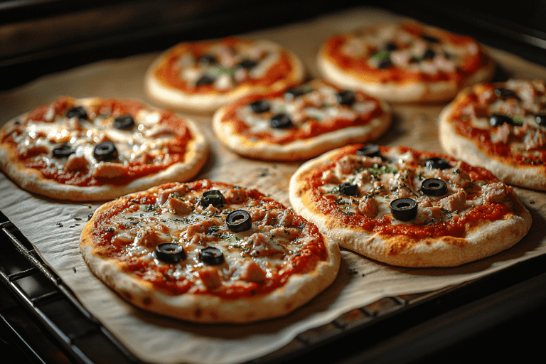 Bali-Inspired Tuna, Olive & Rocket Pizzas for Kids
