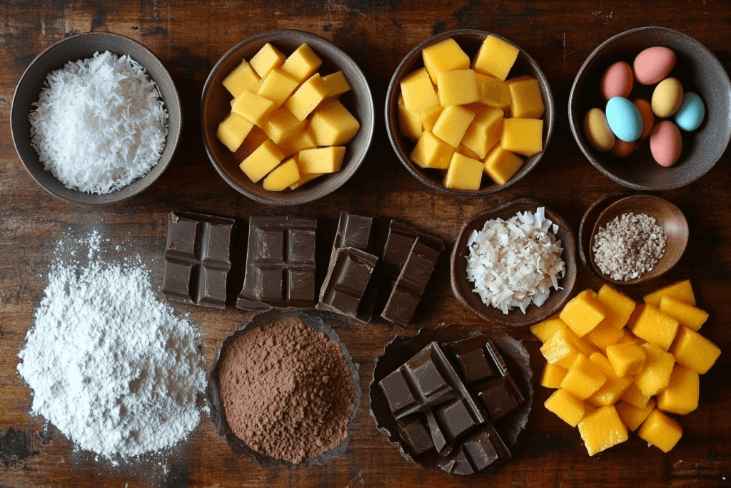 Fun Chocolate Tiffin Easter Nest Recipe for Kids in Bali | Ingredients