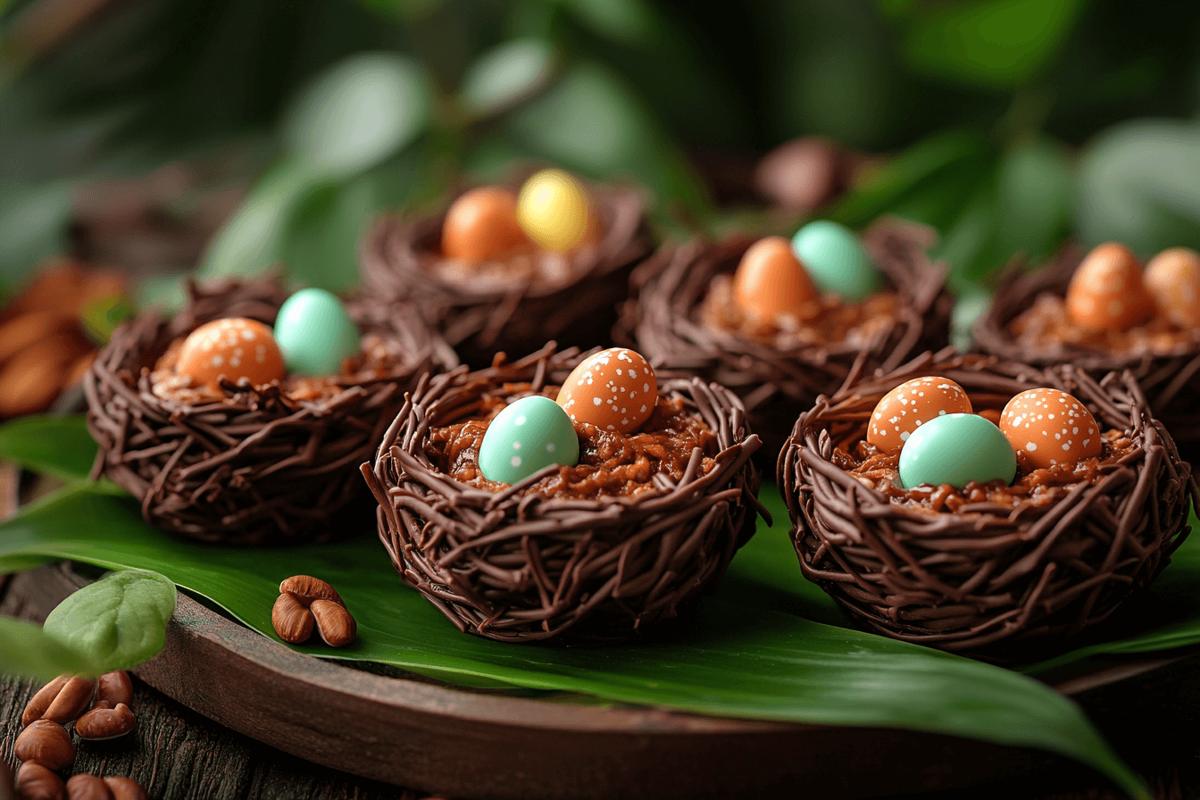 Fun Chocolate Tiffin Easter Nest Recipe for Kids in Bali | Steps To Prepare-6