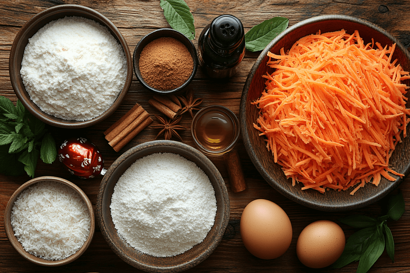 Rudolph’s Carrot Patch Cakes in Bali | Langkah 1