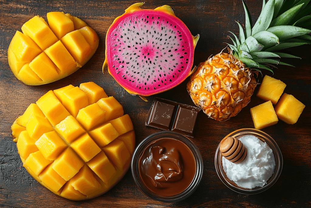 Quick and Easy Fruity Fondue Recipe for Kids in Bali | Ingredients